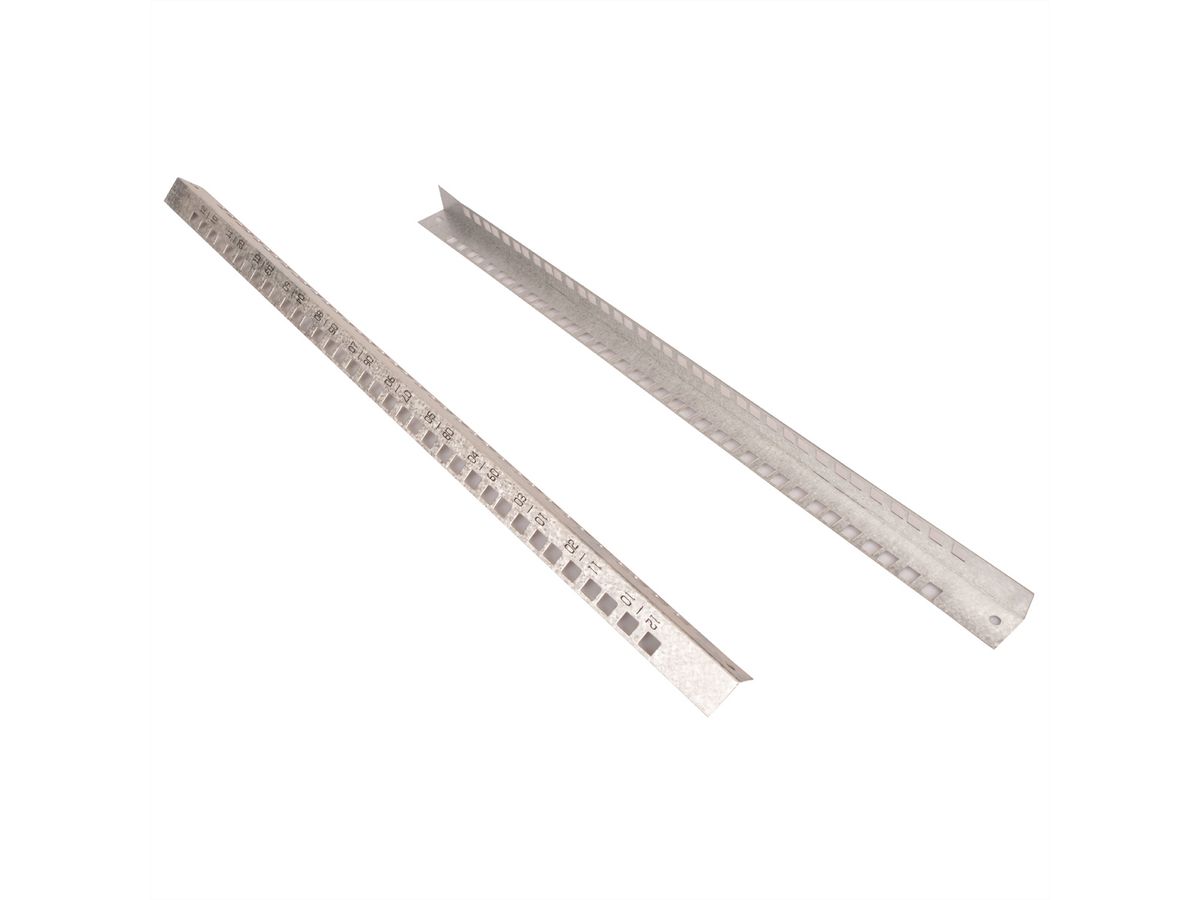 ROLINE 19" Kit de rails profilés ROLINE 6 U, pour boîtier mural Basic