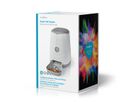 Distributeur de nourriture Nedis SmartLife Wi-Fi 3,7 l pour chiens et chats, Android™ / IOS, Blanc, Gris