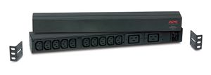APC RACK PDU BASIC 1 U 16A 230V unité de distribution d'énergie 12 sortie(s) CA 0U/1U Noir