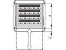 SCHROFF 19''- / Gestell- Fachboden ausziehbar, volle Tiefe - 19"FA AUS 2HE C=700 VOL 7021