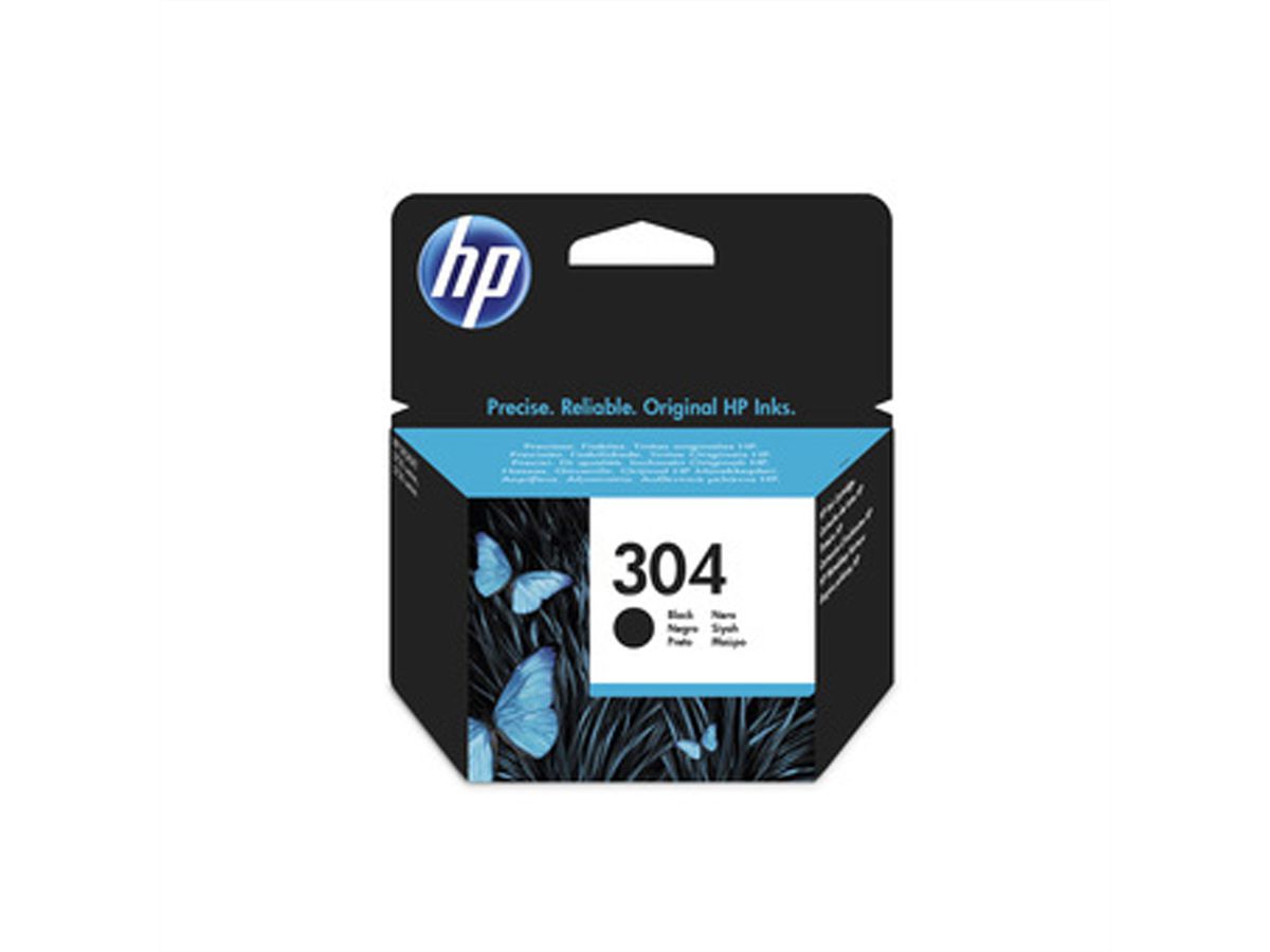 HP 304 N9K06AE Druckpatrone, schwarz für DeskJet 3720