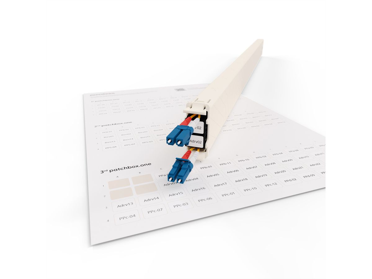 patchbox.one Étiquettes d'identification 432 autocollants imprimables