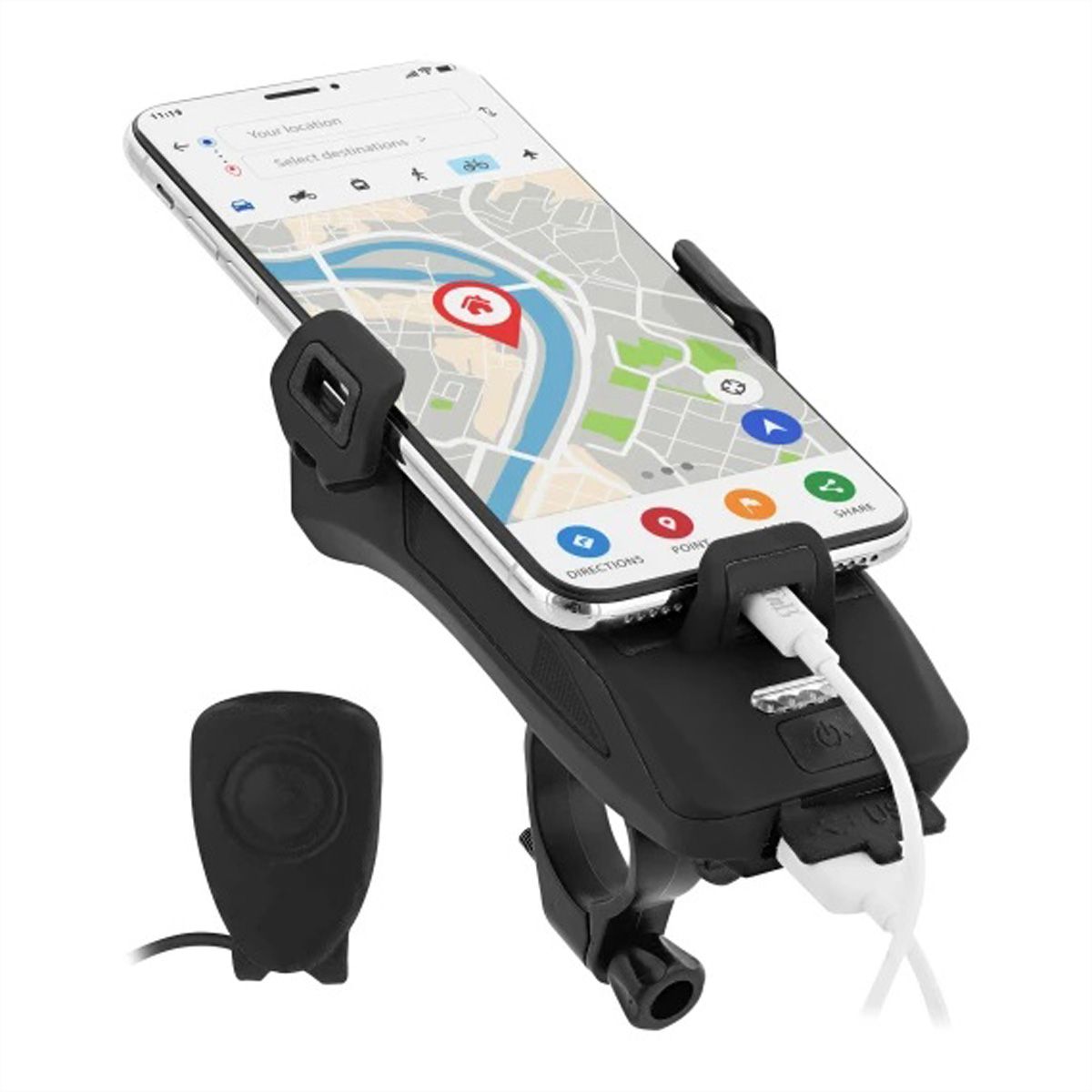 T'nB Urban Moov Smartphonehalterung, 4 in 1, schwarz, bis zu 6.3 Zoll