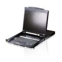 ATEN CL5816N 48cm-LCD KVM Switch USB-PS/2,VGA, 16 Port, FR-Layout
