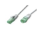 ROLINE RM Patchkabel Cat.6A UTP, grau, 0,3 m