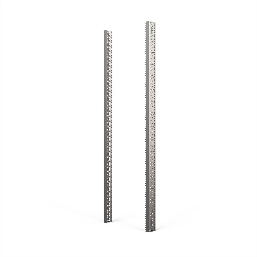 SCHROFF 19"-Winkelprofil mit Universal-Lochung (EIA), AlZn - WINKELPROFIL 19"38HE ALZ(2X)