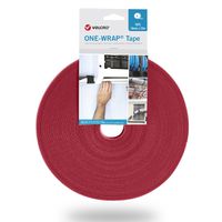 VELCRO® One Wrap® Bande 25 mm, rouge, 25 m