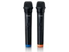 Lenco PA-Anlage PA-220BK, 2 Mikrofone,, BT, Party Licht, 120W RMS