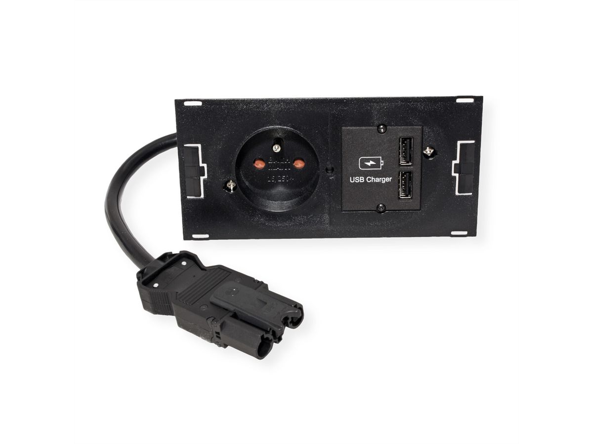 BACHMANN DUE Set 1xDUE UTE+USB Charger 1xT-Verteiler GST18 2m GST18
