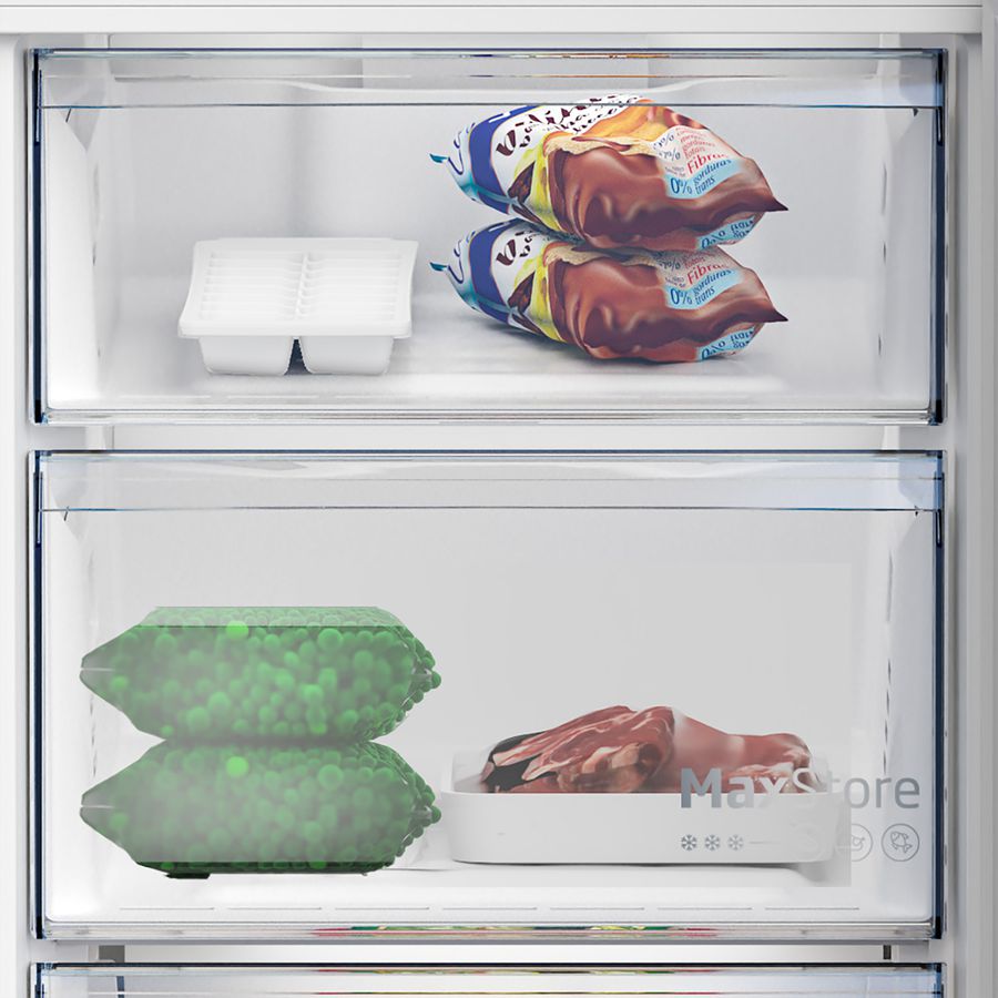 Beko Kühl-Gefrierkombination KG515 , 316l, 186.5cm