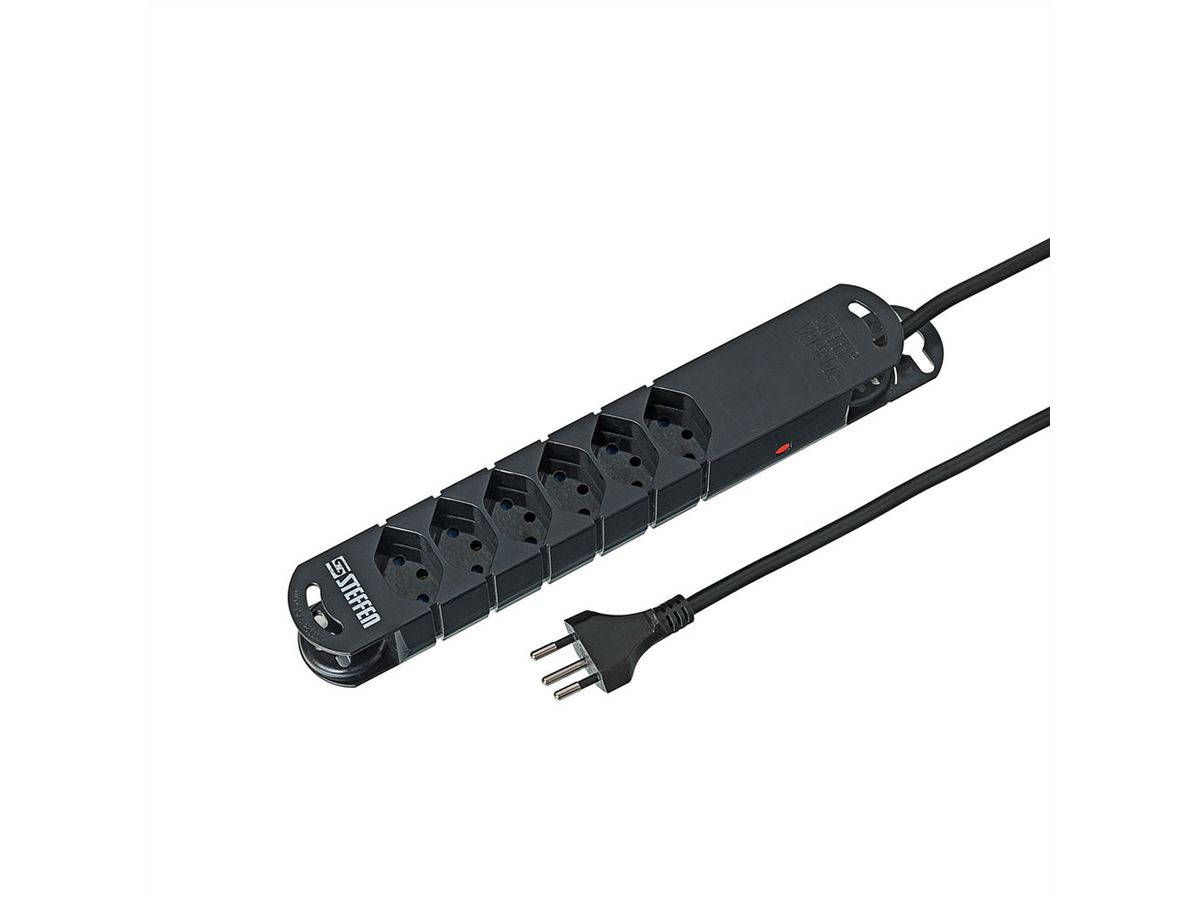 Steffen Steba Variabl 6x sans interrupteur, noir
