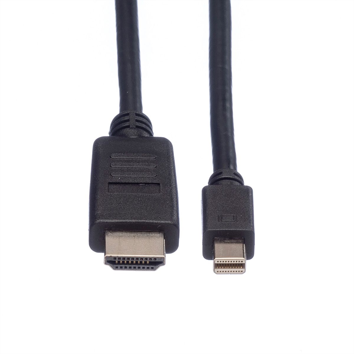 ROLINE Câble Mini DisplayPort, Mini DP - HDTV, M/M, noir, 1 m