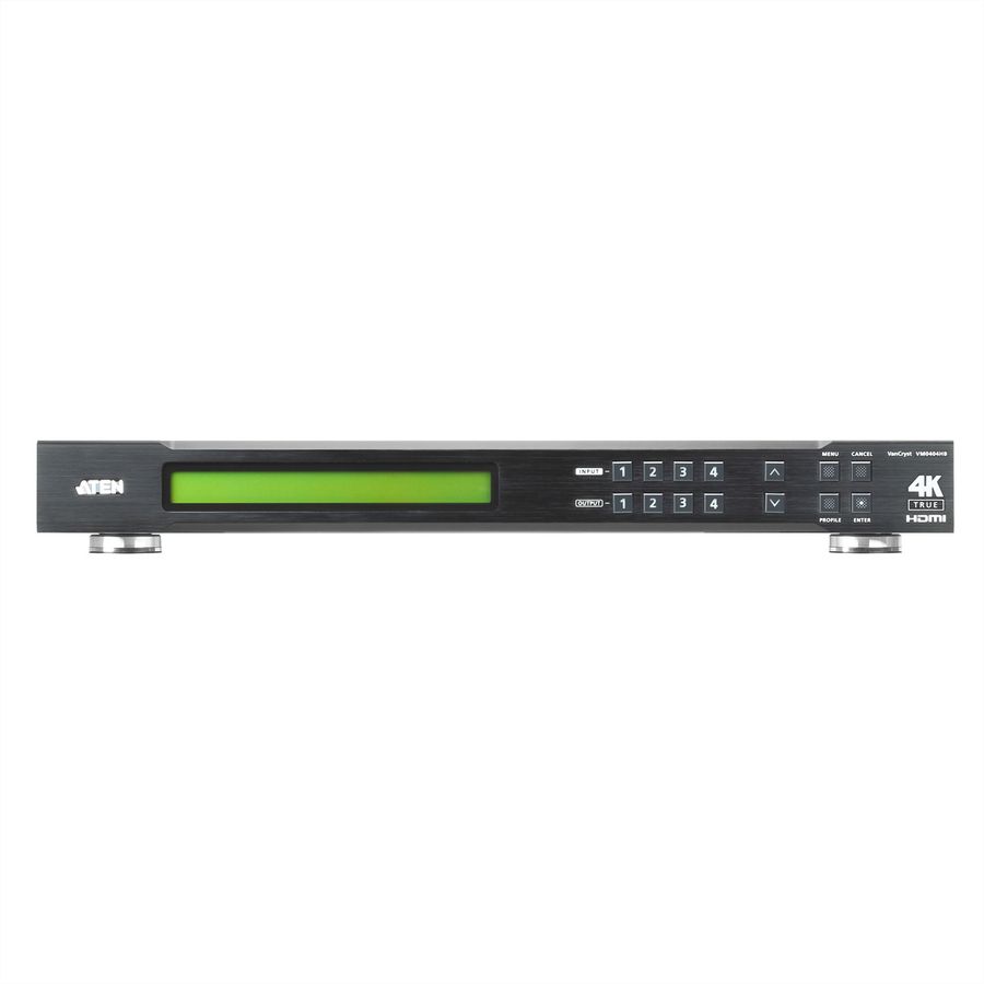 ATEN VM0404HB 4 x 4 True 4K HDMI Audio/Video Matrix Switch