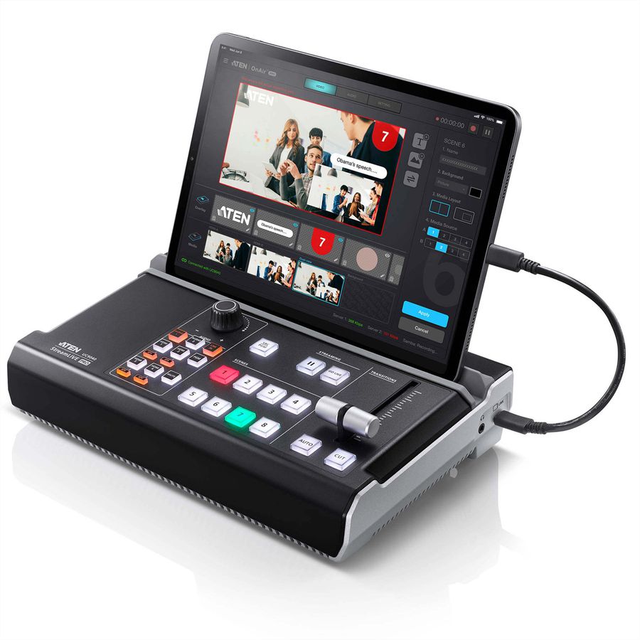 ATEN UC9040 StreamLIVE Pro All in One Mehrkanal AV Mixer