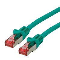 Cordon ROLINE S/FTP(PiMF) Cat.6, LSOH, Component Level, vert, 0,3 m