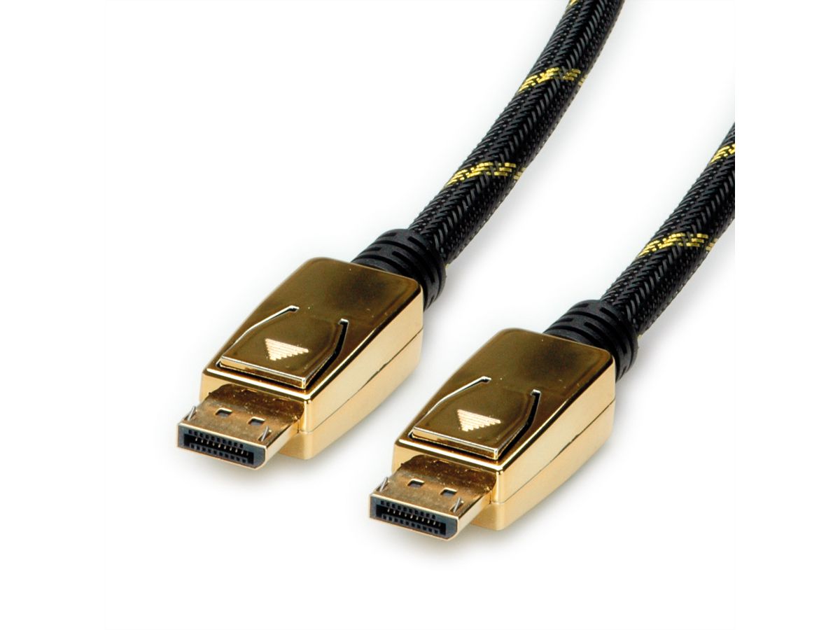 ROLINE GOLD DisplayPort Kabel, v1.4, DP ST - ST, 1 m