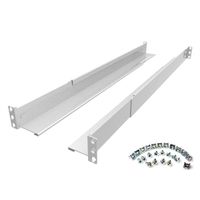 ROLINE Kit de rail 19'', 1/2/3UH, profondeur réglable de 60 à 90 cm, gris