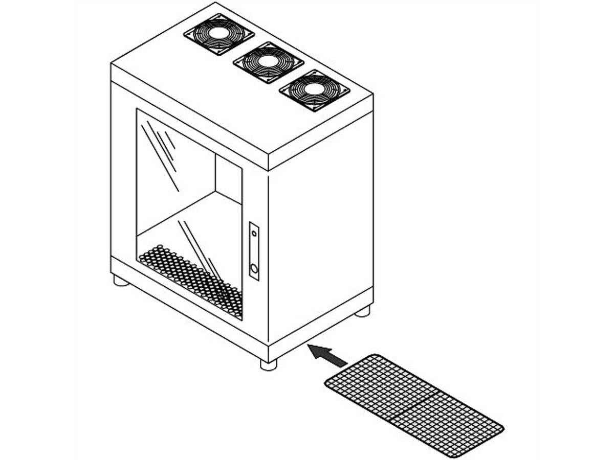 SCHROFF Epcase Tapis filtrant pour 19'' mallette 500-600D (x3)
