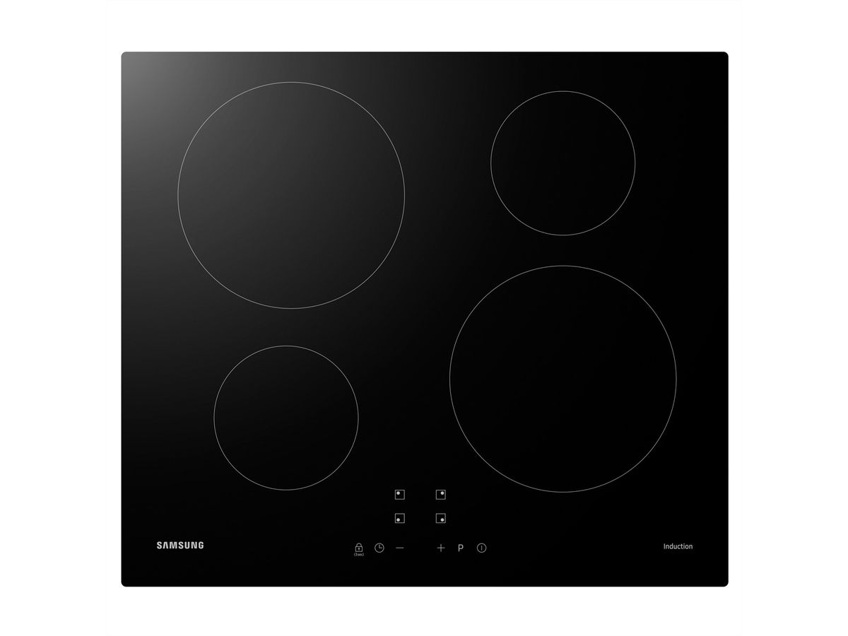 Samsung Induktionskochfeld 60cm, 2 Kochzonen à Ø14cm & 2 Kochzonen àØ22cm