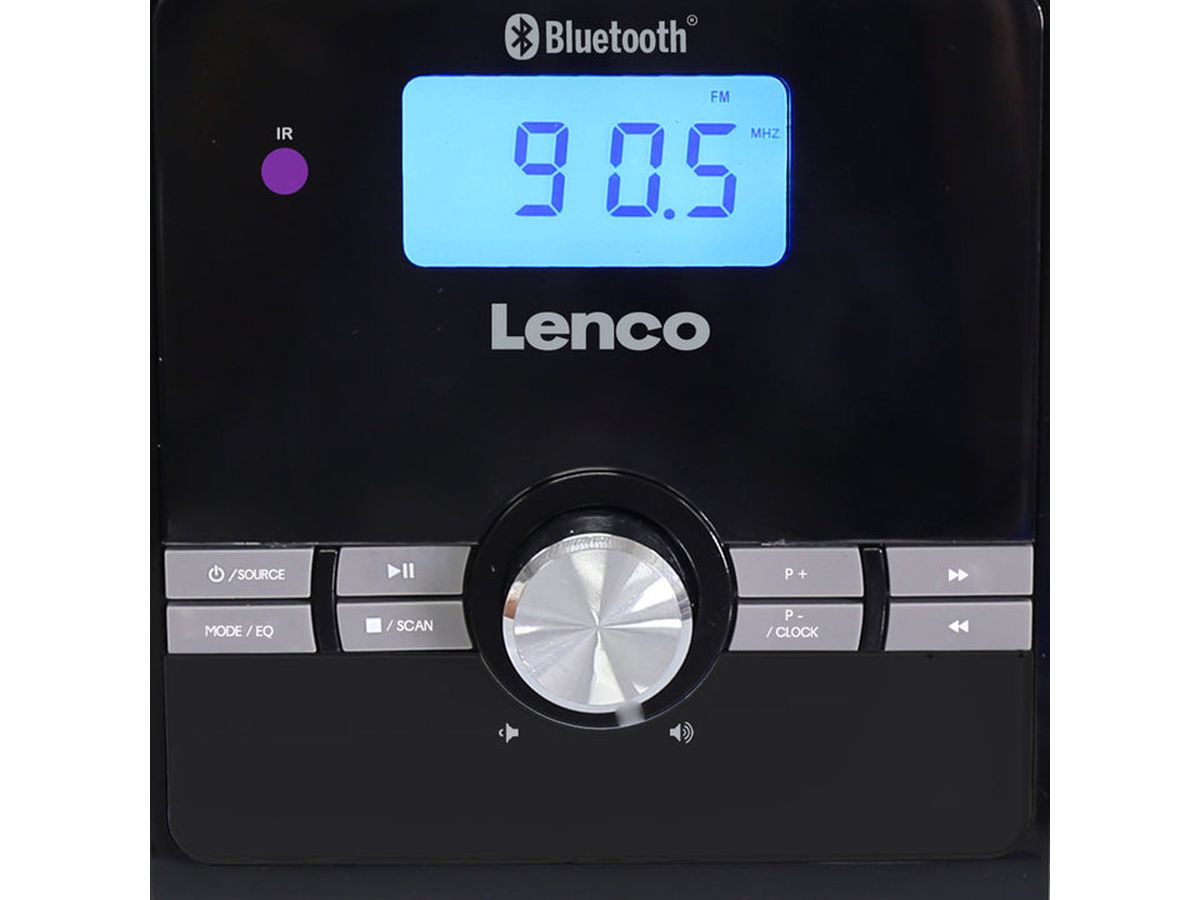 Lenco Hi-Fi Anlage MC-030BK schwarz, CD, MP3, BT, USB, RC