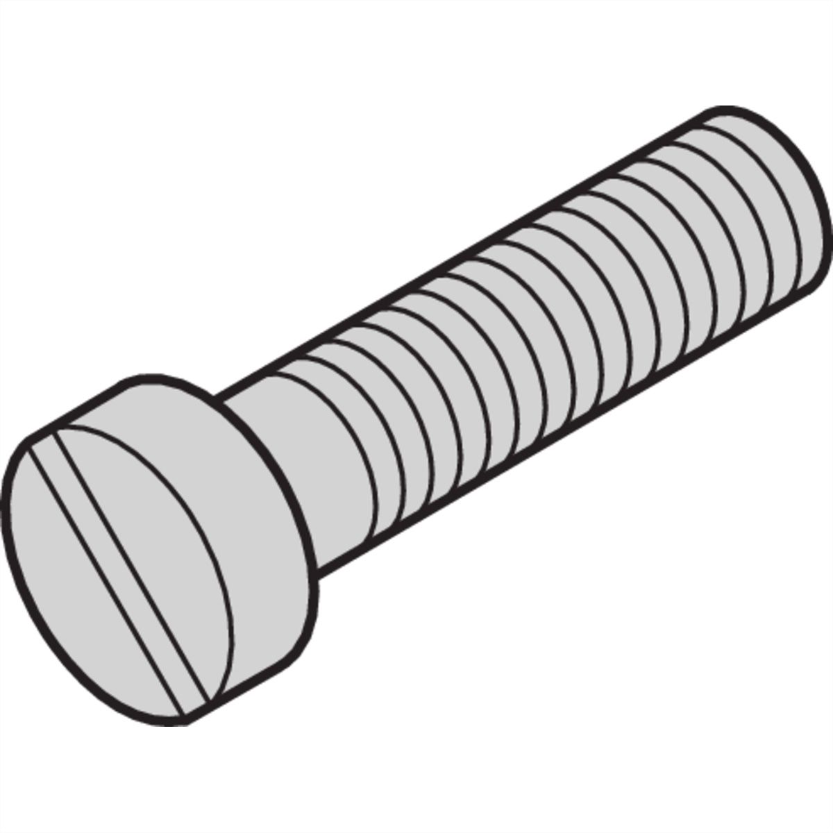 SCHROFF Zylinderschraube - NTS SCHRAUBE M2,5X5 100ST