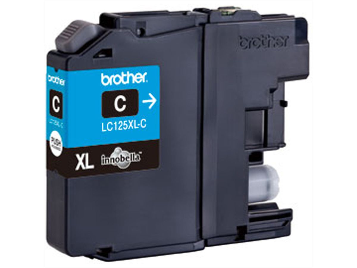 BROTHER LC-125XLC, Cartouche cyan 1.200 pages pour BROTHER MFC-J4510DW