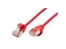 ROLINE U/FTP DataCenter Patchkabel Kat.6A (Class EA), LSOH, slim, rot, 0,3 m