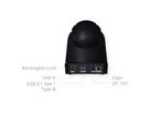 Aver Tracking-Kamera Fernunterricht DL30, schwarz