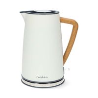 Bouilloire Nedis 1,7 l, blanc, Soft Touch, Strix