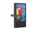 Hagor Outdoorstele SOPK 75" Portrait, schwarz
