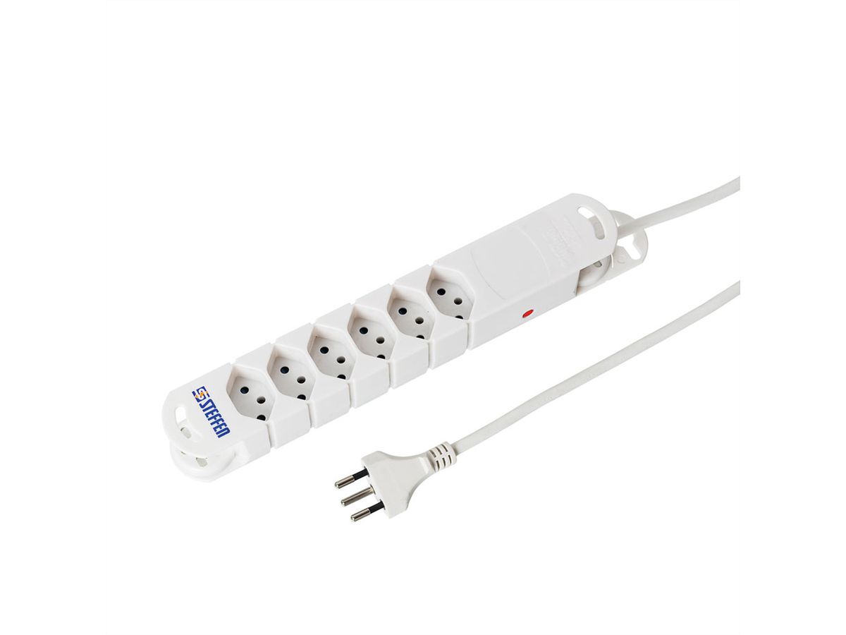 Steffen Steba Variabl 6x sans interrupteur, blanc