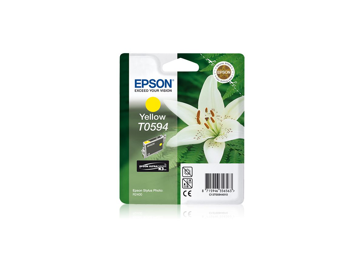 Epson Singlepack Yellow T0594 UltraChrome K3