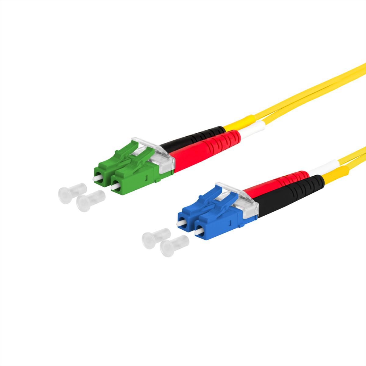 METZ CONNECT OpDAT Patchkabel, LC-D / LC-D-APC, OS2, 3 m