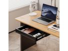 VALUE Tiroir sous bureau ultra-mince, noir