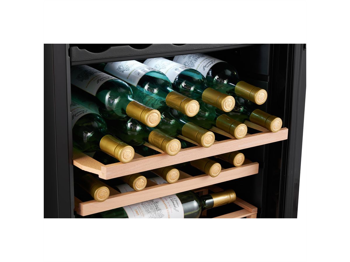 Climadiff Weinkühlschrank CEPAGE33DZ, Freistehend, 2 Zonen, 33 Flaschen