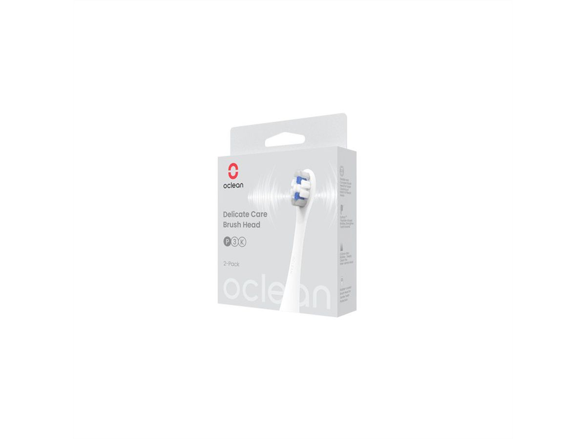 Oclean Ersatzkopf Delicate Care P3k4-XPD, weiss