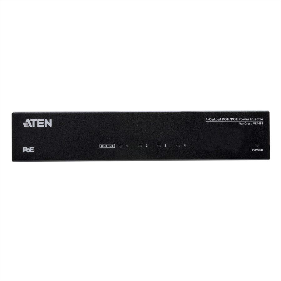 ATEN VE44PB Injecteur d’alimentation PoH/PoE à 4 sorties