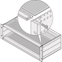SCHROFF Abdeckblech Standard, 160 mm tief - ABDECKBLECH 63TE 160T 2STK
