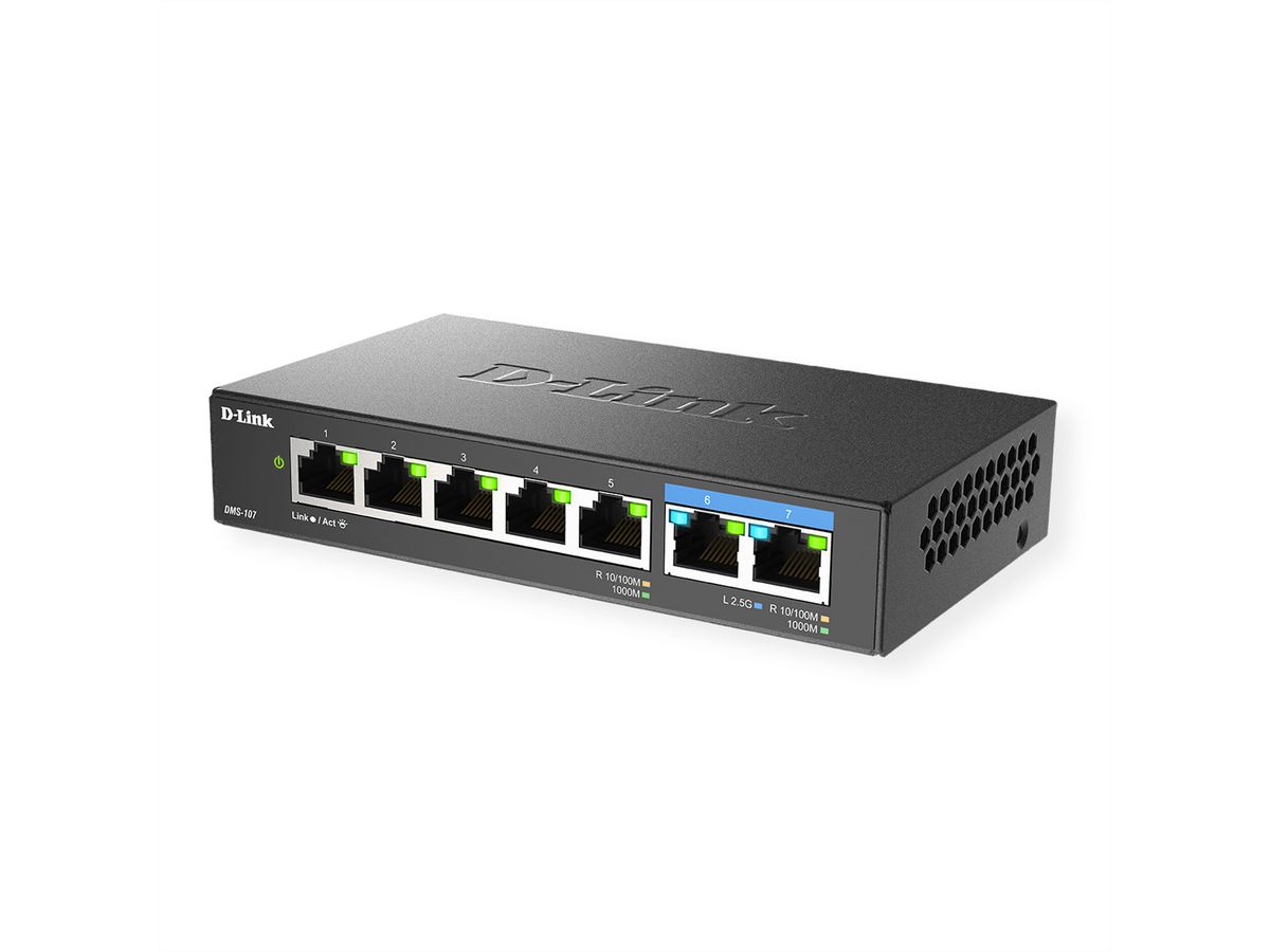 D-Link DMS-107/E Switch 7 ports Multi-Gigabit non administré