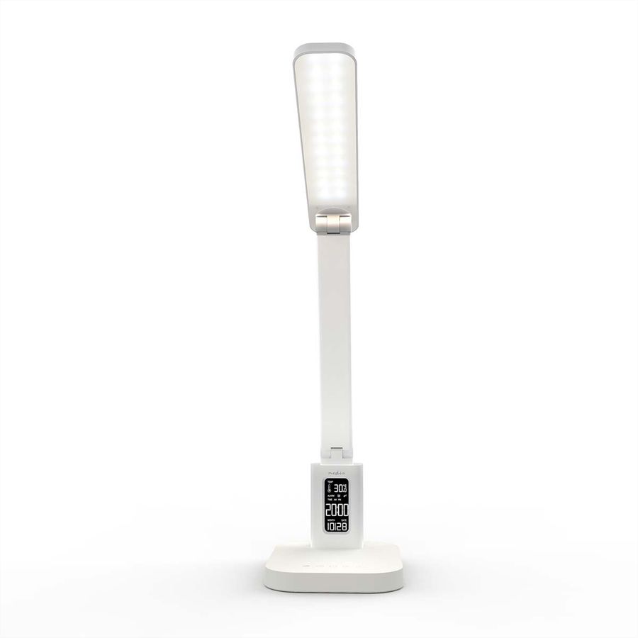 Nedis LED-Schreibtischlampe dimmbar, weiss