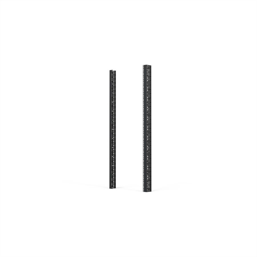 SCHROFF 19"-Winkelprofil mit Universal-Lochung (EIA), RAL 7021 - WINKELPROFIL 19"29HE 7021(2X)