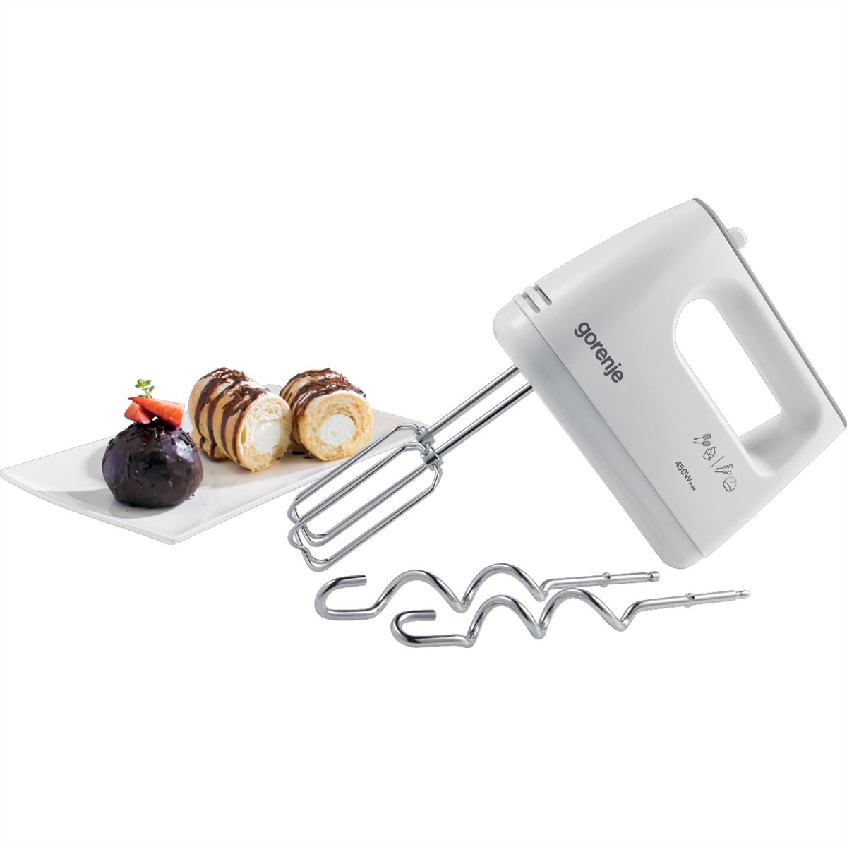 Gorenje Mixeur à main M420CW, 450 W, blanc