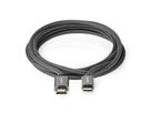 Nedis HDMI High Speed Kabel mit Ethernet, HDMI ST - Mini HDMI ST, grau, 2 m