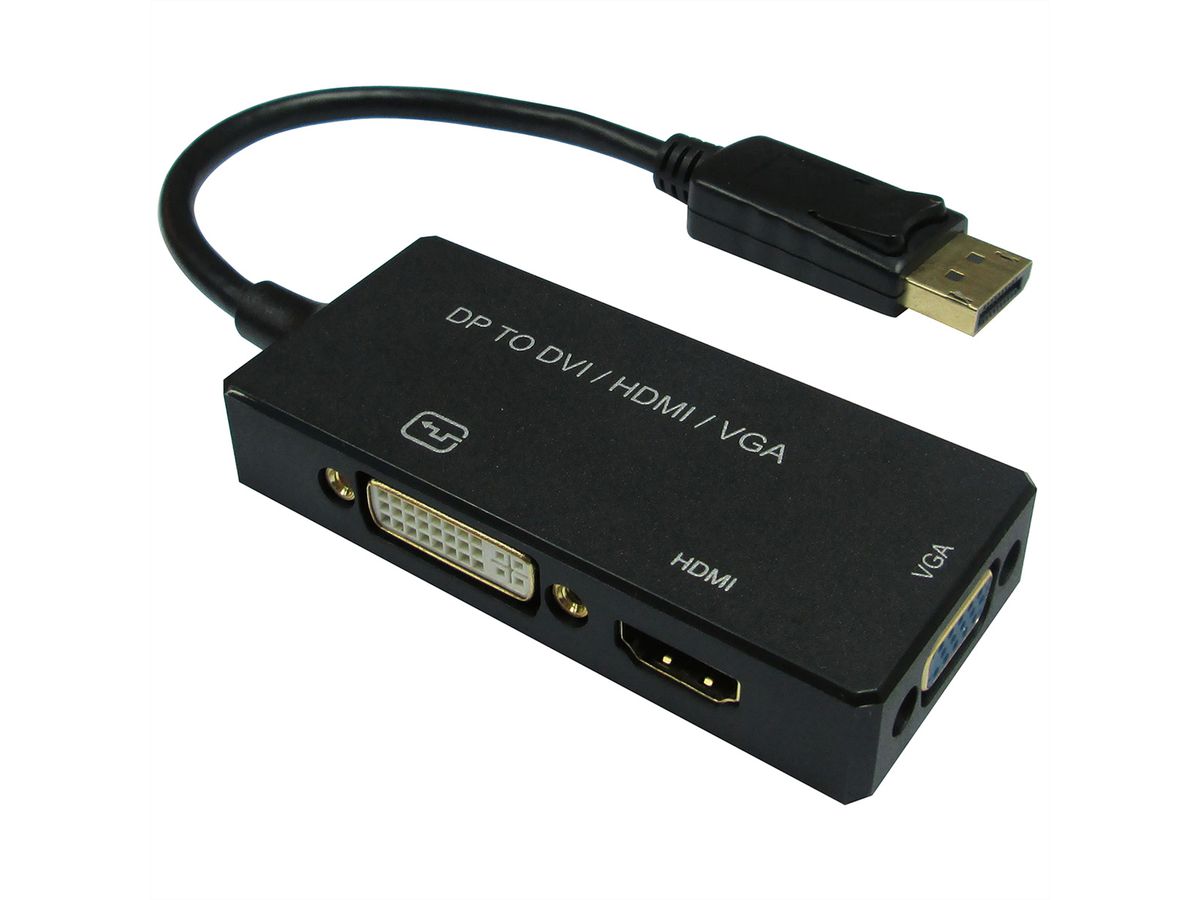 VALUE Adaptateur DisplayPort - VGA / DVI / HDMI, v1.2