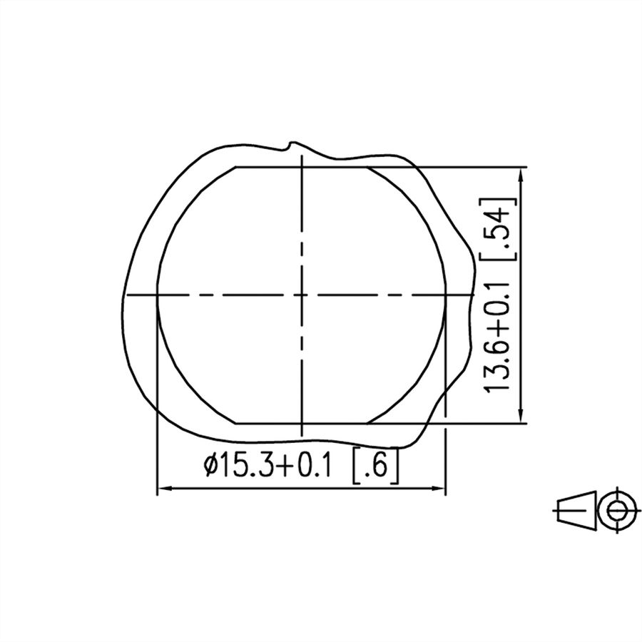 METZ CONNECT Verbindungsleitung M12 BU-M12 ST, 8-pol X-kodiert, gerade-gerade, 1 m