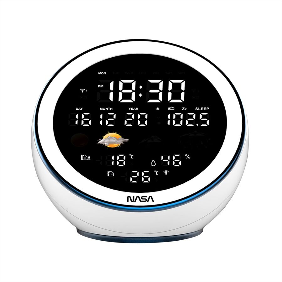 Nasa Wetterstation WSP1500, weiss, Bluetooth Speaker