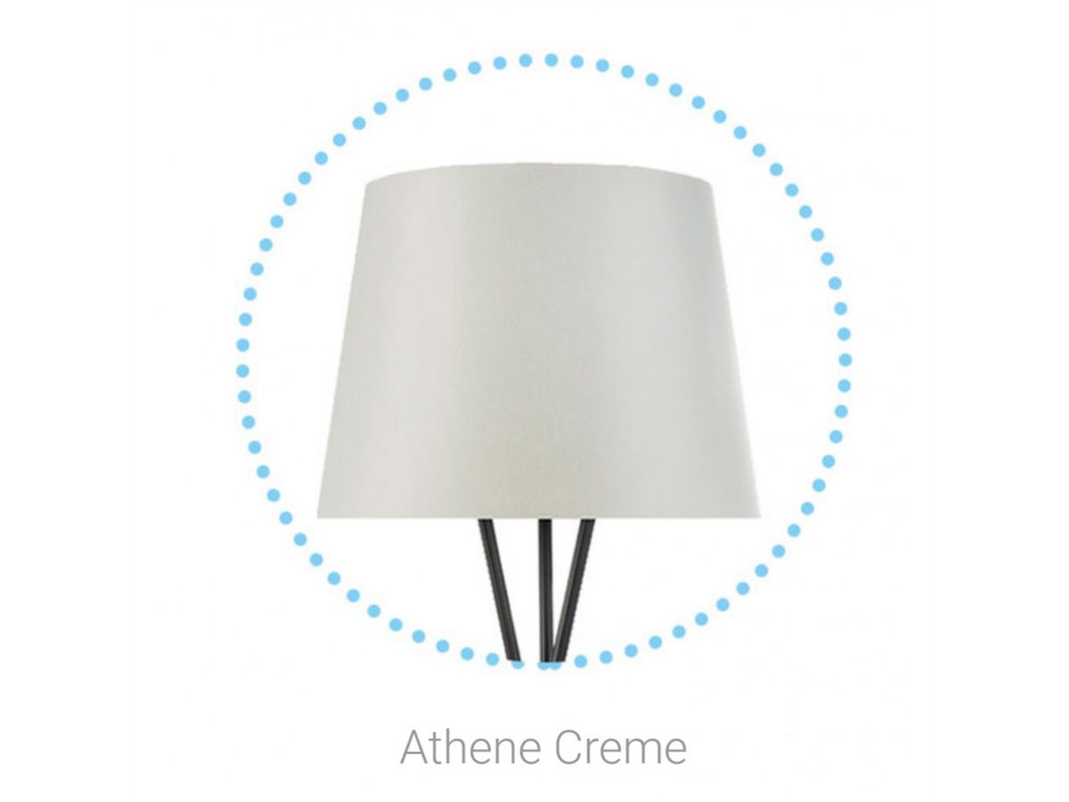 Abat-jour Ozonos « HAILEY » Athene Crème