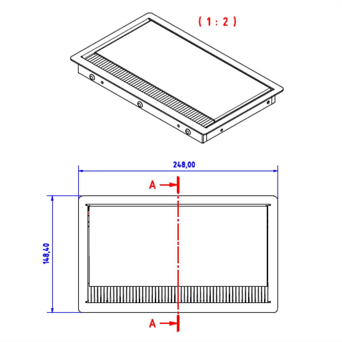 BACHMANN CONI COVER Cadre, noir
