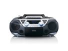 **DEMO**Lenco Boombox SCD-120SI silber, FM, CD, Kassette, USB,BT,RC