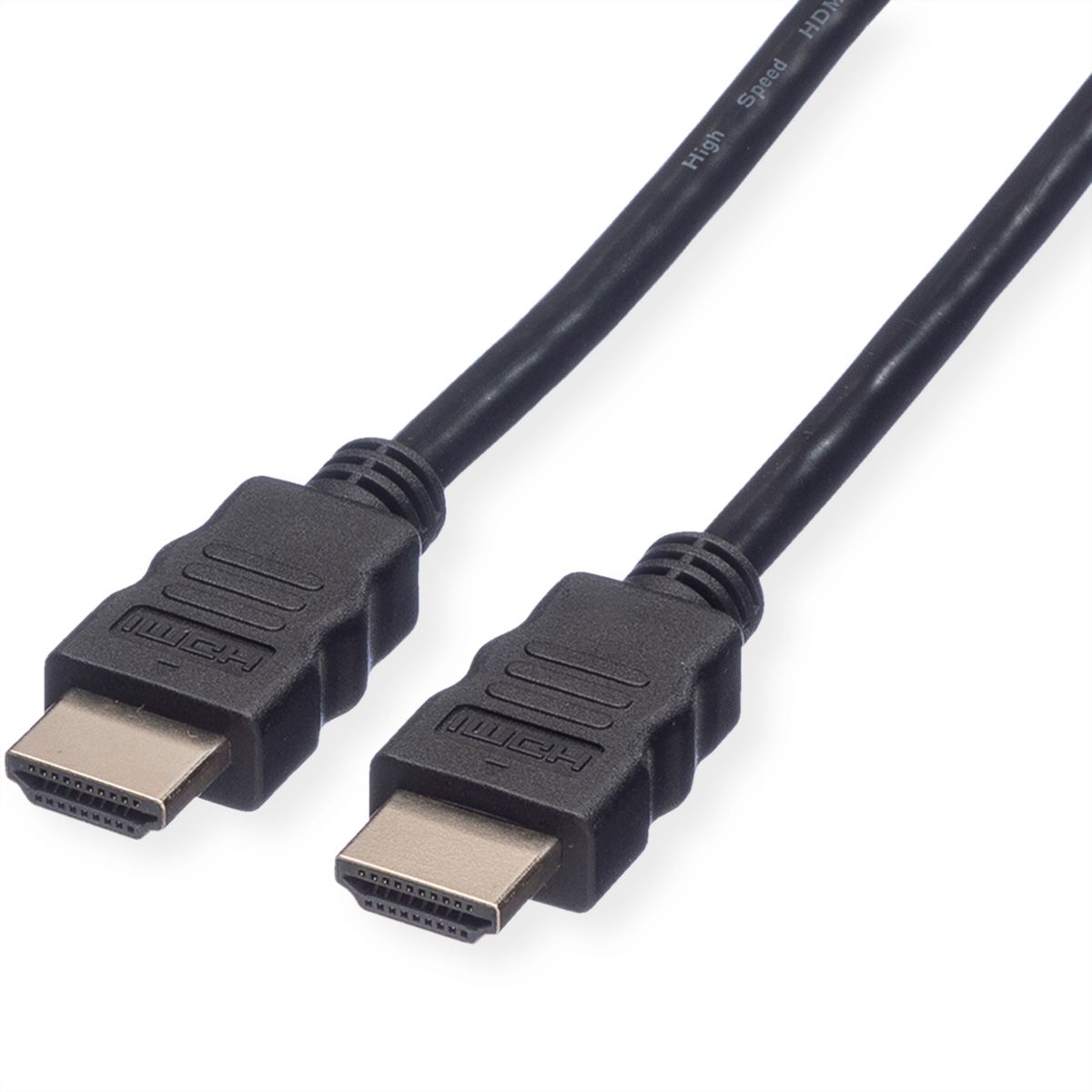 VALUE 4K HDMI Ultra HD Kabel mit Ethernet, ST/ST, schwarz, 2 m